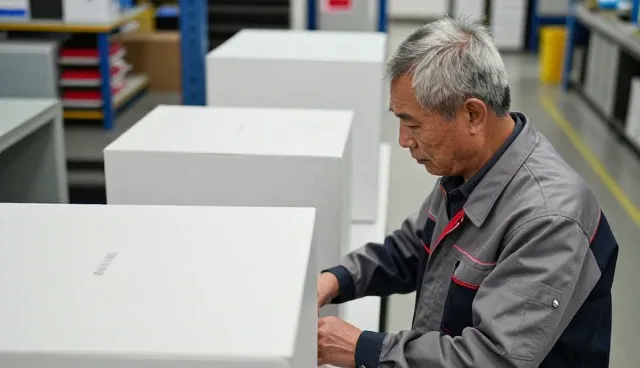 门店展厅中的生产优势展示